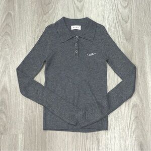 WGWE Ribbed Knit Polo
Top — Women's S